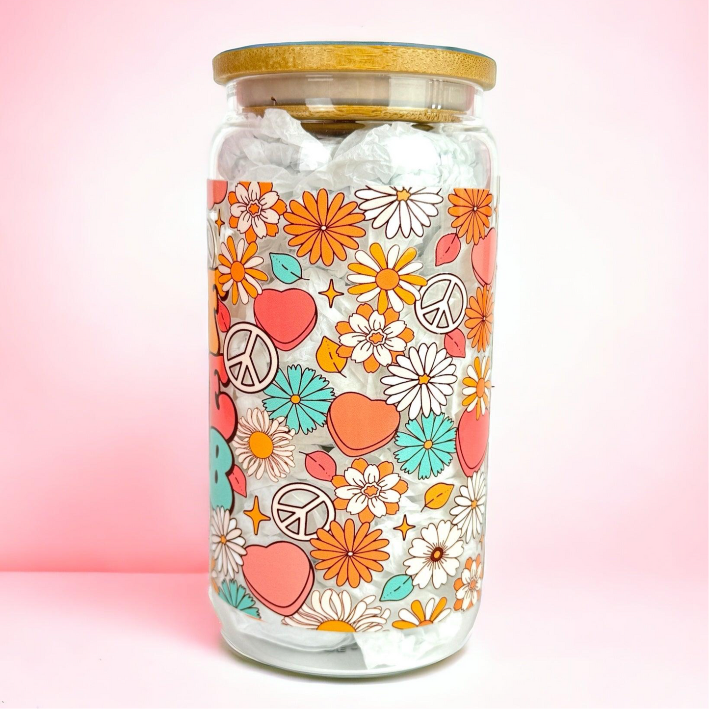 Self love Club 16oz (455ml) Iced Coffee Glass Cup
