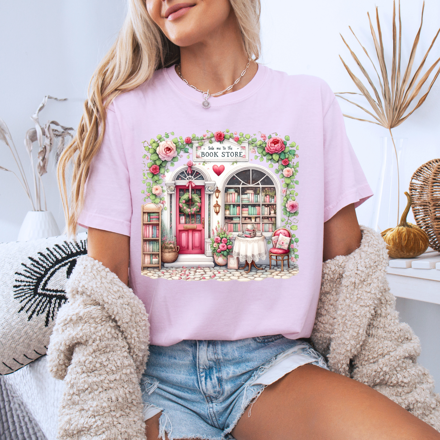 🏡📚 Welcome to the Bookstore
 100% Organic Cotton T-Shirt