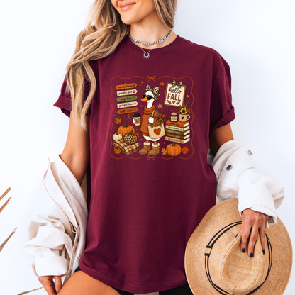 Hello Fall Goose T-Shirt 🍂🪿