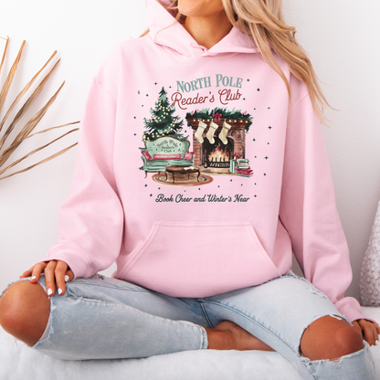 📚❄️ North Pole Reader’s Club ❄️📚 Luxuriously Thick Hoodie
