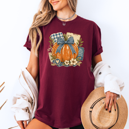 Fall Sweater Weather Pumpkin T-Shirt 🎃🍂