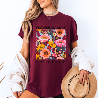 Evening Blossom Garden 🌺 t-shirt 100% Organic Cotton