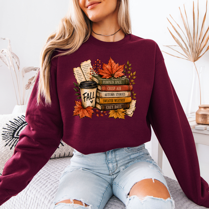 🍂 Autumn Stories Bookish Sweatshirt 📚