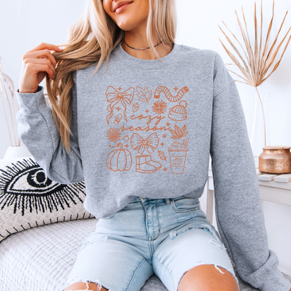 Cozy Season Organic Cotton Crewneck Sweatshirt