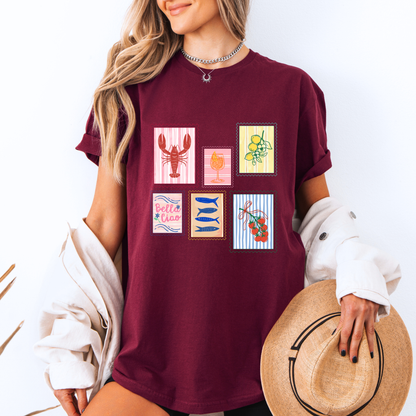 🍋🇮🇹 Amalfi Coast Graphic Tee 🌊✨