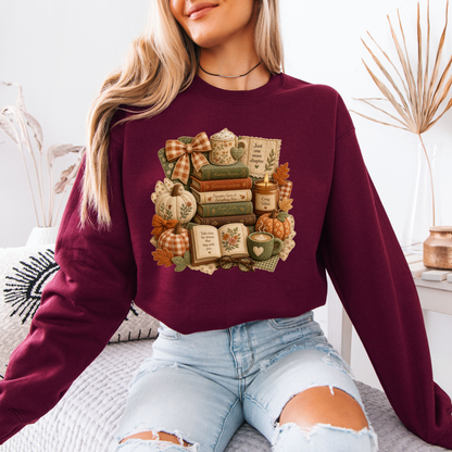 🍂📚 Autumn Stories & Cozy Chapters Sweatshirt 🎃☕