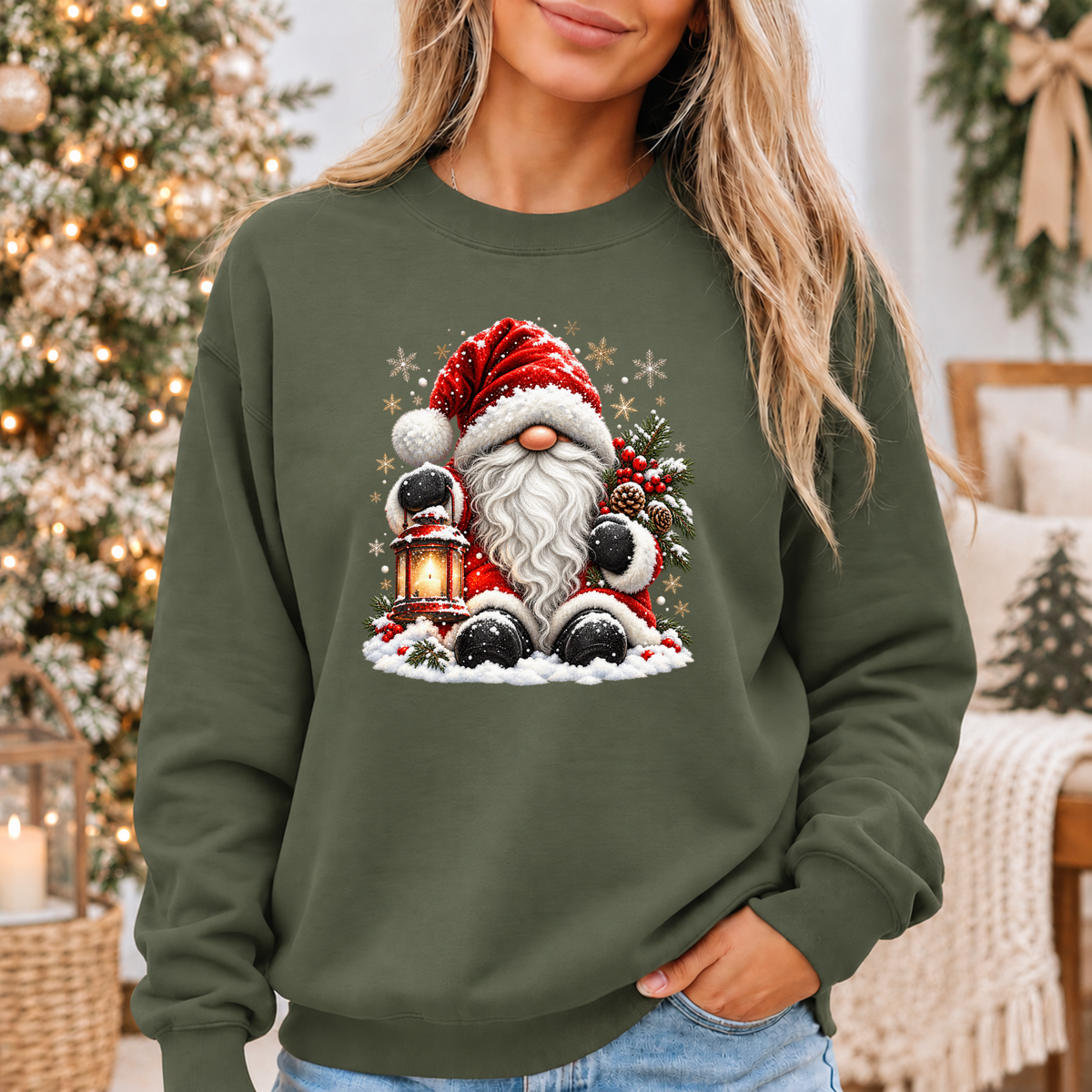 Santa's Cosy Winter Magic 🎅❄️✨ Cosy Christmas Sweatshirt