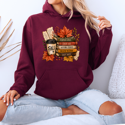 🍂 Fall Stories Bookish Hoodie 📚