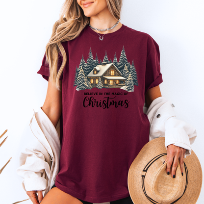 ❄️🏡 Winter Lodge Glow 💫  100% Organic Cotton T-Shirt
