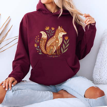 🌲🦊 Forest Fox Hoodie 🍃✨
