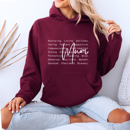 🤍 “Mama Nurturing, Loving, Selfless” ✨Luxuriously Thick Hoodie✨