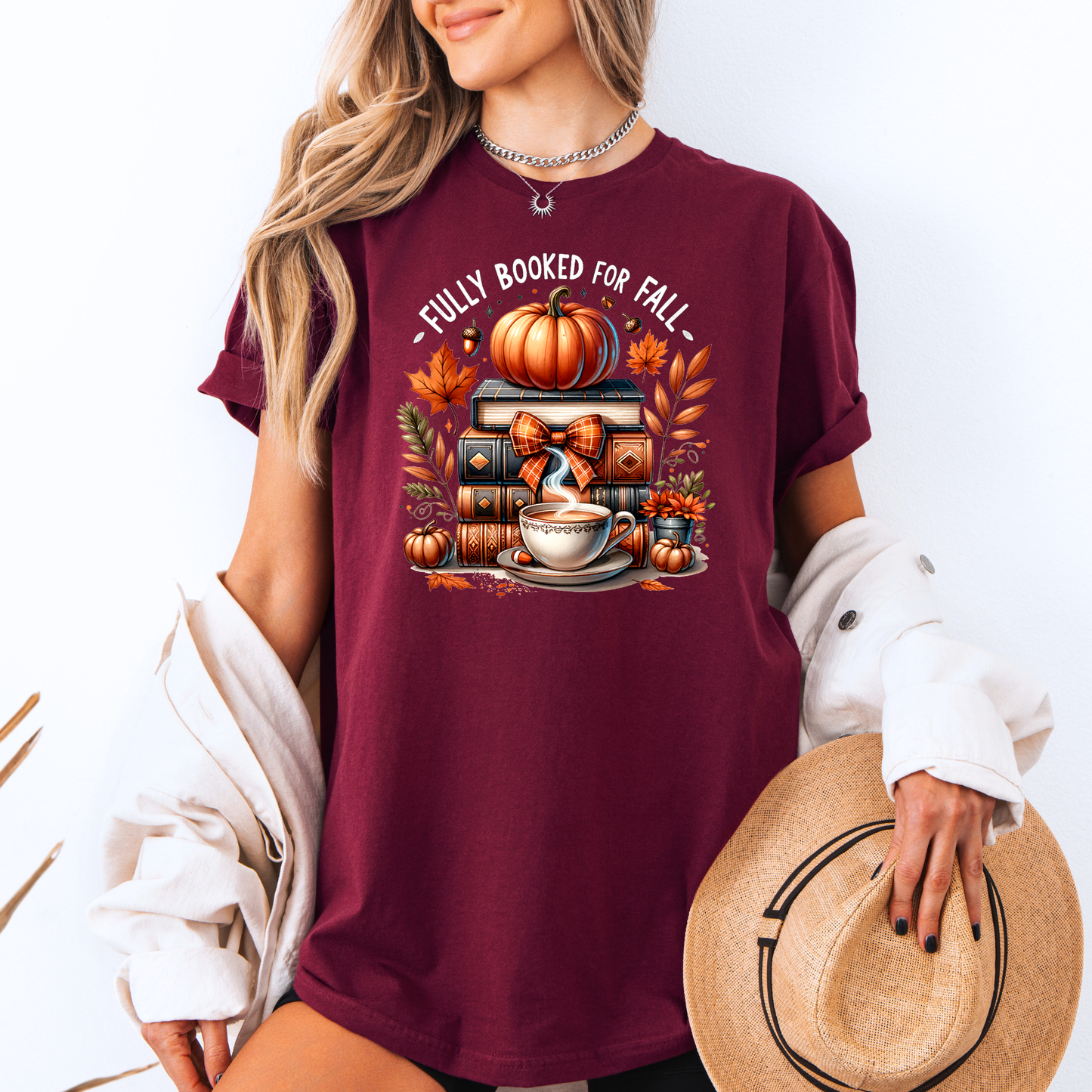 🍂📚 Fully Booked for Fall T-Shirt 🎃☕