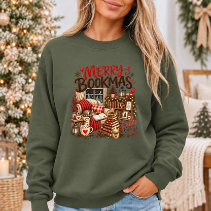 Merry Bookmax & Cosy Chapters 🎄📚❤️ Cosy Christmas Sweatshirt