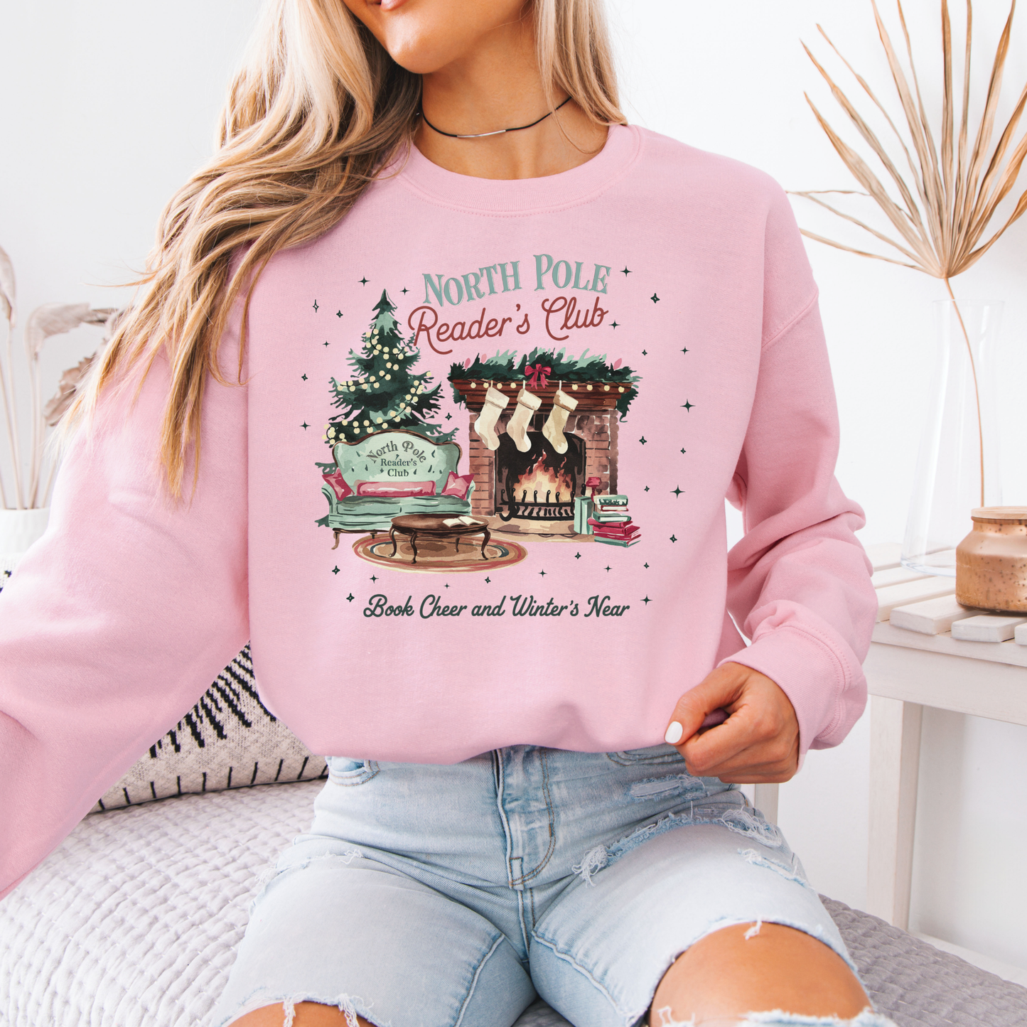 📚❄️ North Pole Reader’s Club ❄️📚 Organic Cotton Sweatshirt