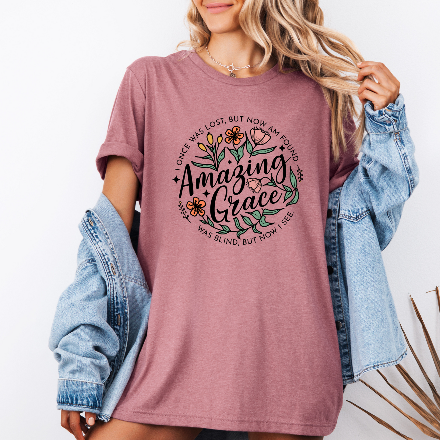 Amazing Grace T-shirt 100% Organic Cotton