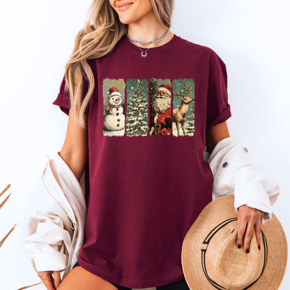🌟🎄 Retro Holiday Magic 💫 100% Organic Cotton T-Shirt