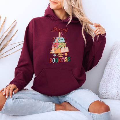 🎄 Merry Bookmas 📚  Luxuriously Thick Hoodie