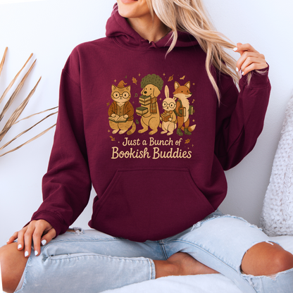 📚 Bookish Buddies Cozy Reader Luxuriously Thick Hoodie✨