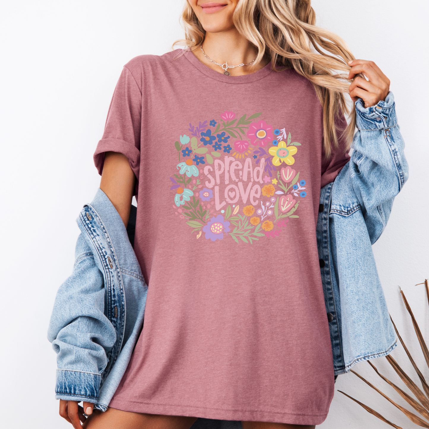 Spread Love  T-shirt 100% Organic Cotton