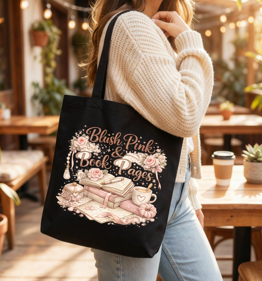 📖 Pink Pages Tote
