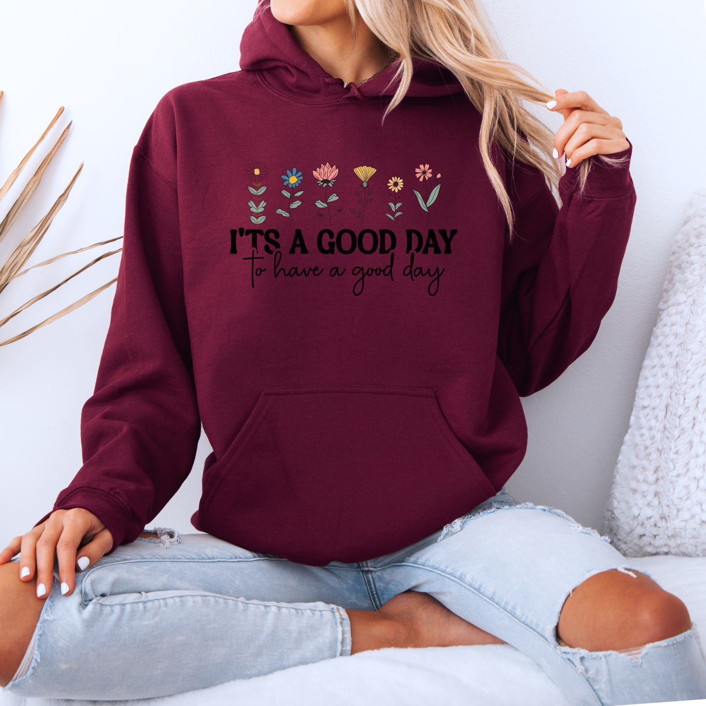 Good Day Wildflowers 🌼 Luxuriously Thick Hoodie