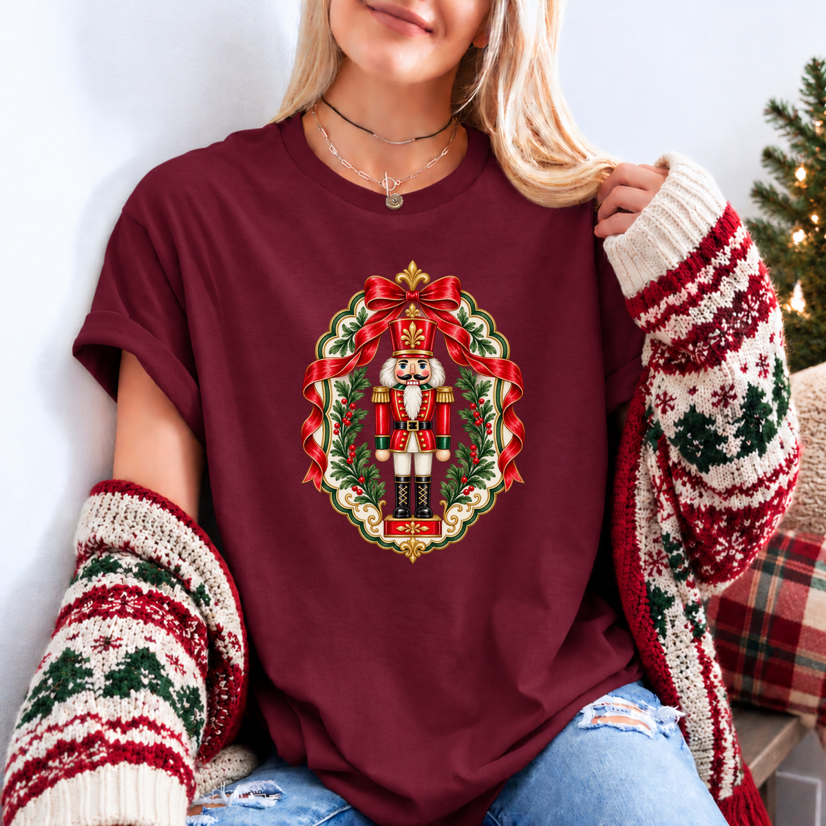 ❤️ The Royal Christmas Nutcracker Organic Cotton Christmas T-Shirt