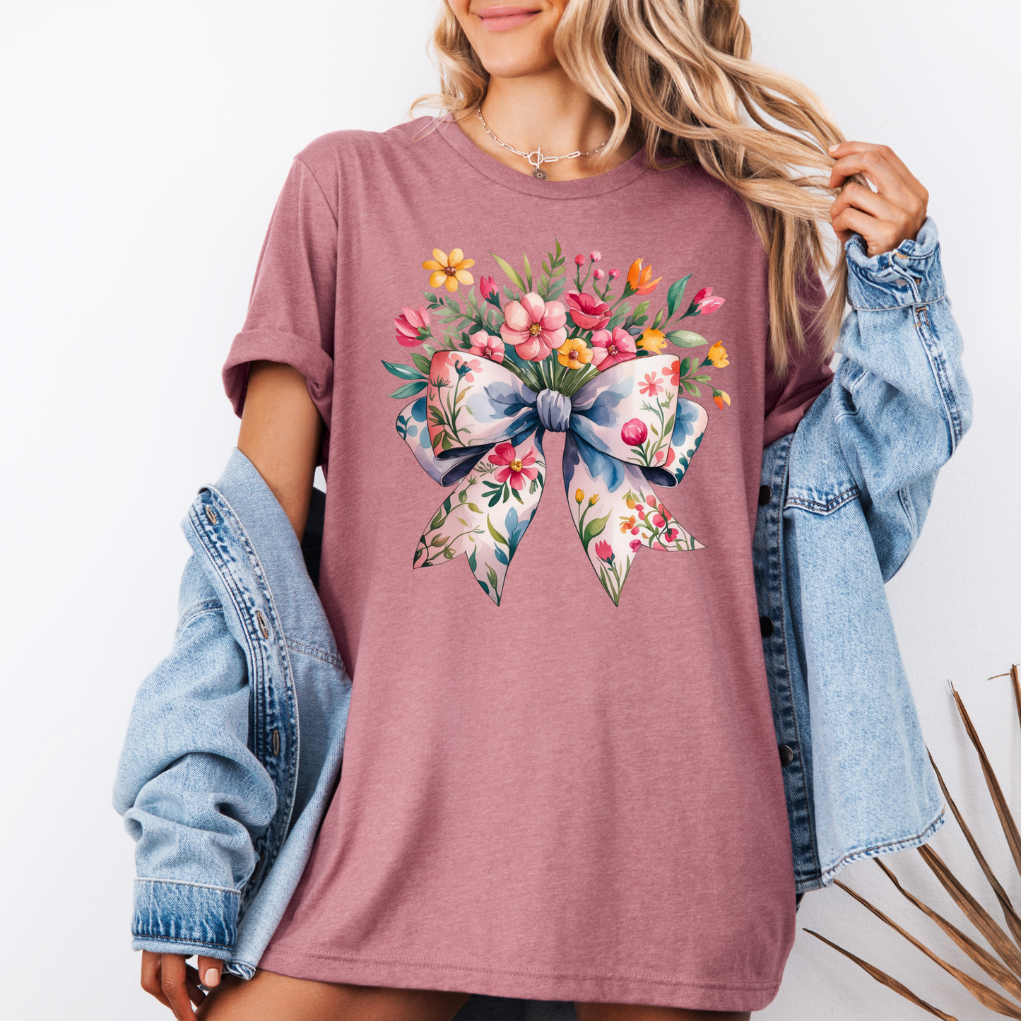 Spring Bow T-shirt 100% Organic Cotton