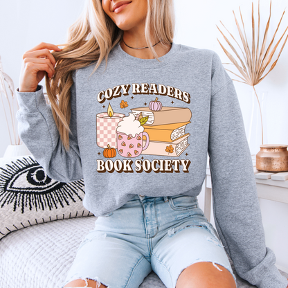 Candlelight & Chapters Organic Cotton Crewneck Sweatshirt