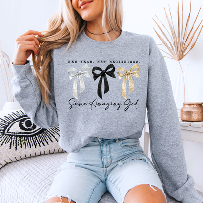✨ New Year New Beginnings🎀🙏 Organic Cotton Sweatshirt