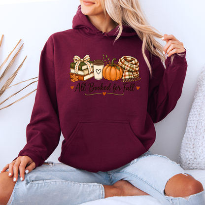 🍂 All Booked for Fall Hoodie 🦊🍂