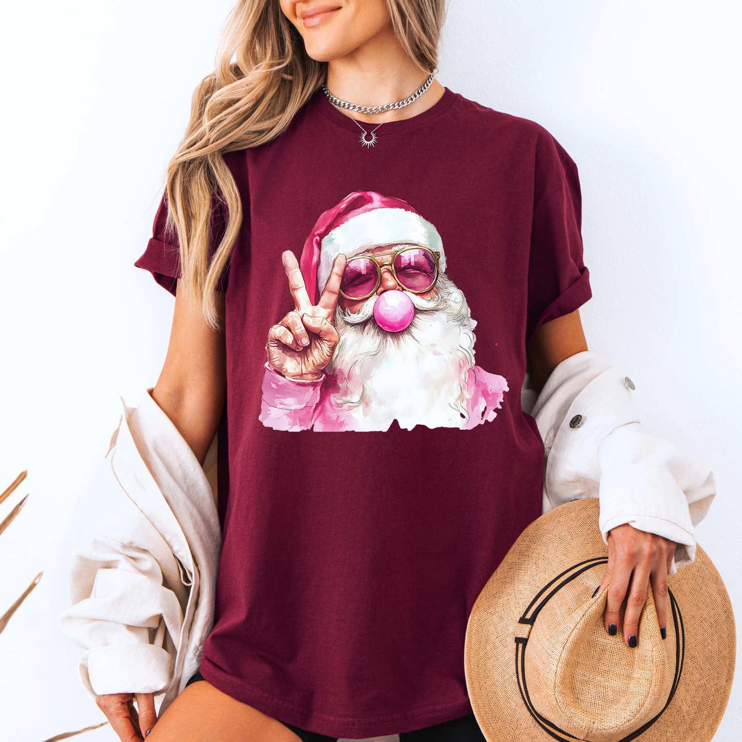 🎅🏻🕶️ Cool Santa ✨ 100% Organic Cotton T-Shirt