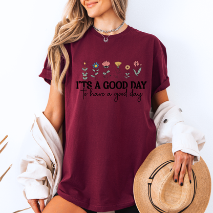 Good Day Wildflowers 🌼 t-shirt 100% Organic Cotton