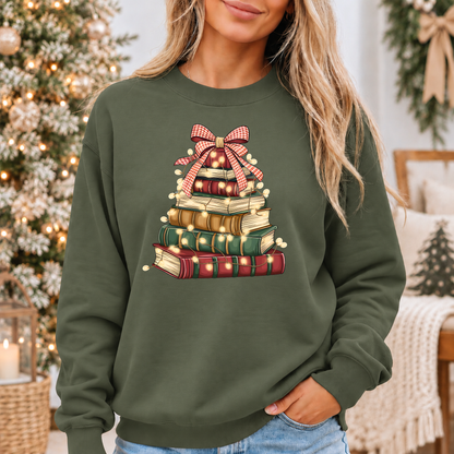 A Very Bookish Christmas 🎄📚 Cosy Christmas Sweatshirt