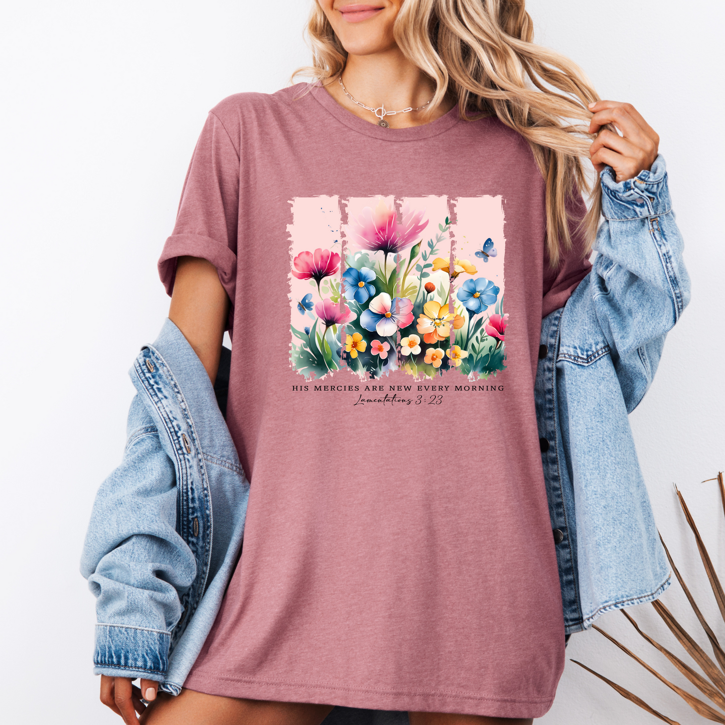 Floral Breeze T-shirt 100% Organic Cotton