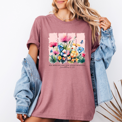 Floral Breeze T-shirt 100% Organic Cotton