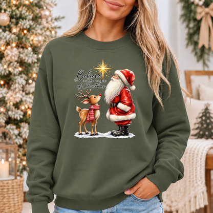 Believe in the Magic of Christmas 🎅🦌✨ Cosy Christmas Sweatshirt