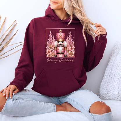 🎀 Pink Nutcracker Christmas 🎄  Luxuriously Thick Hoodie
