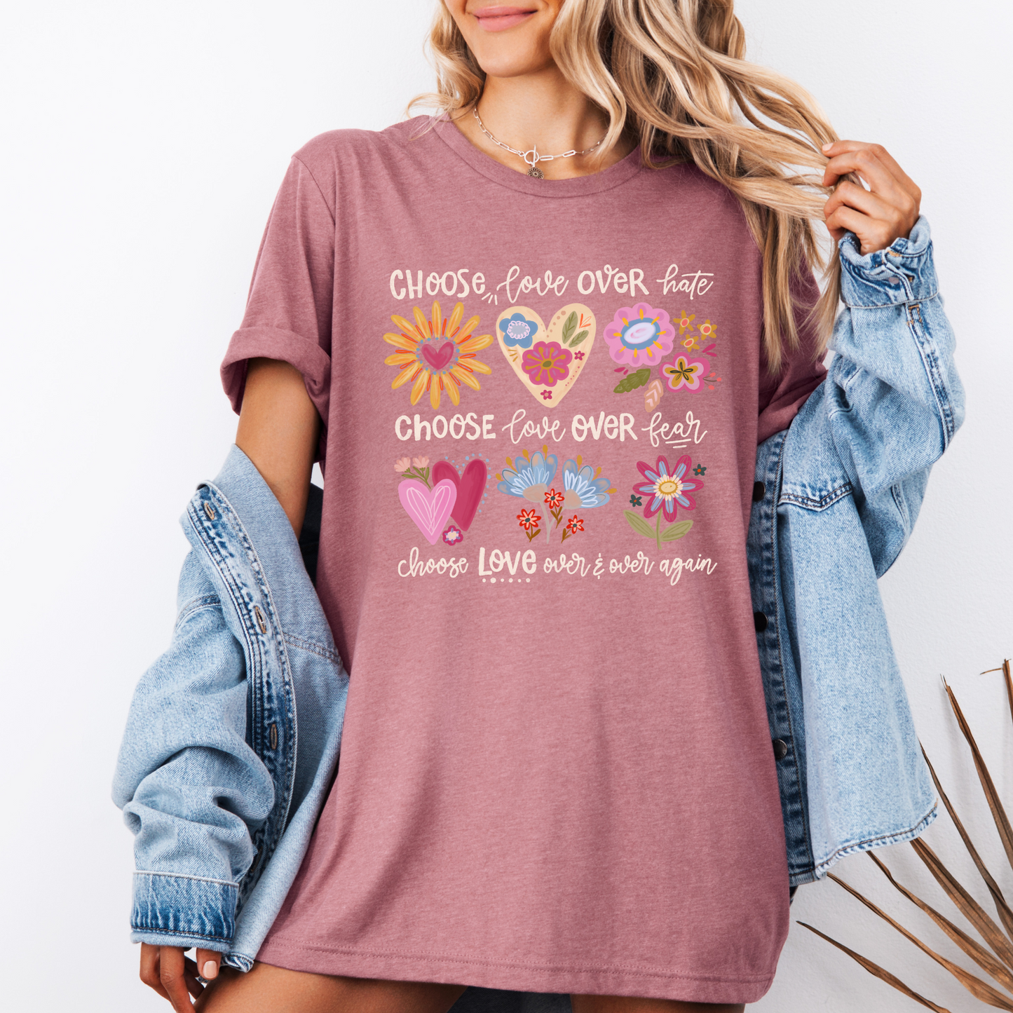 Choose Love T-shirt 100% Organic Cotton