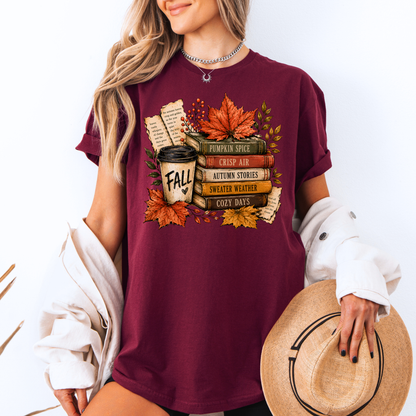 🍂 Autumn Stories Bookish T-Shirt 📚