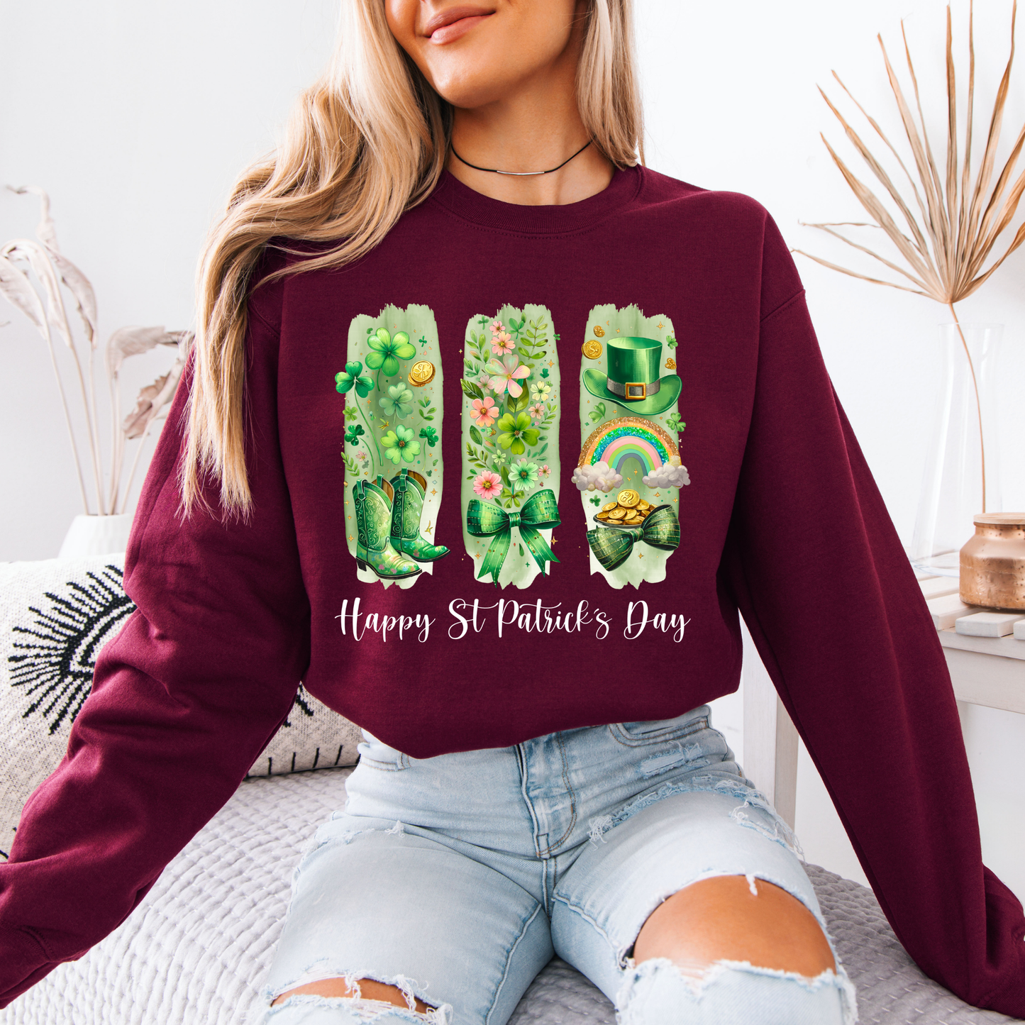 Happy St Patrick’s Day Sweatshirt 🍀🌈✨