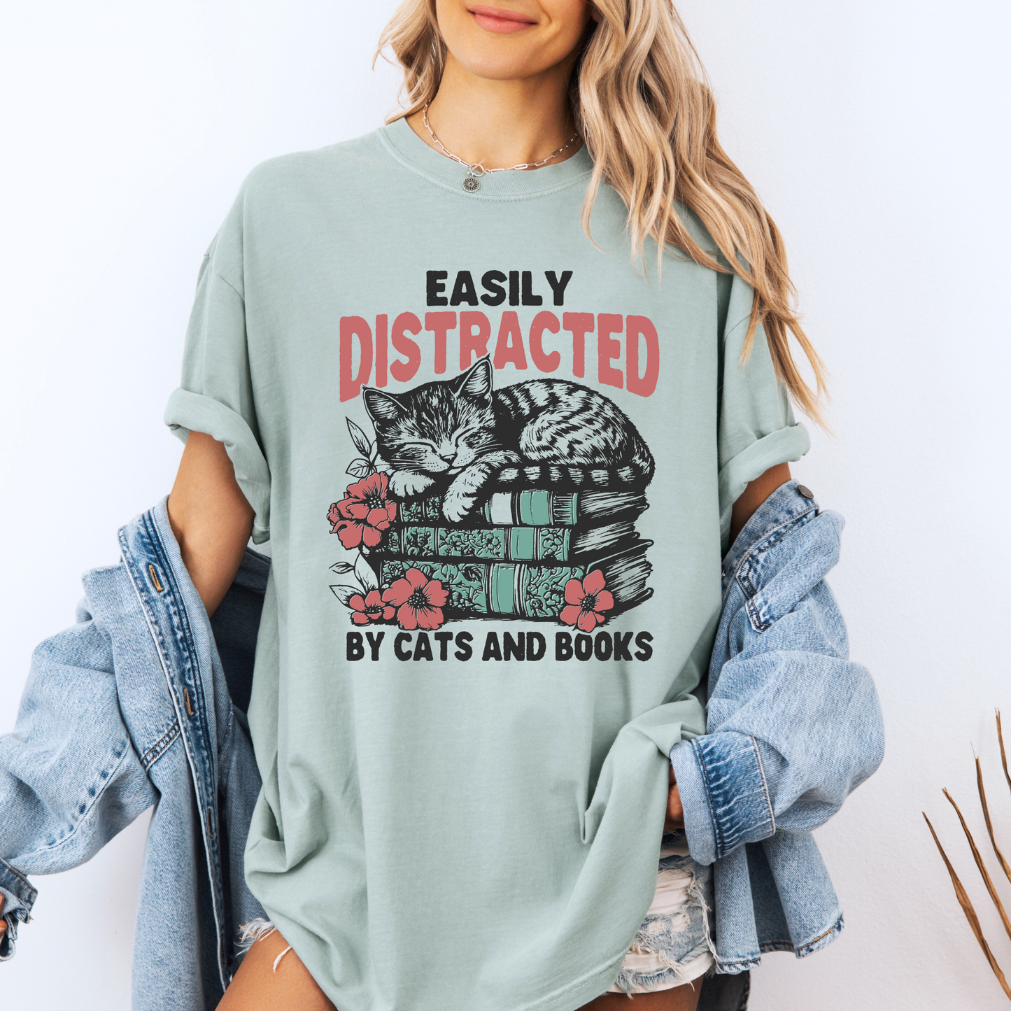 Cat Nap & Chapters - 100% Organic cotton T-shirt