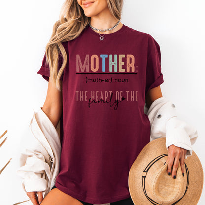 The Heart of the Family T-shirt 100% Organic Cotton