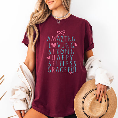 Amazing Mum T-shirt 100% Organic Cotton