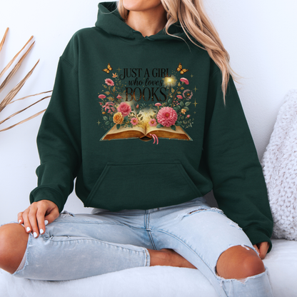 ✨📚 Just a Girl Who Loves Books 
 Luxuriously Thick Hoodie✨