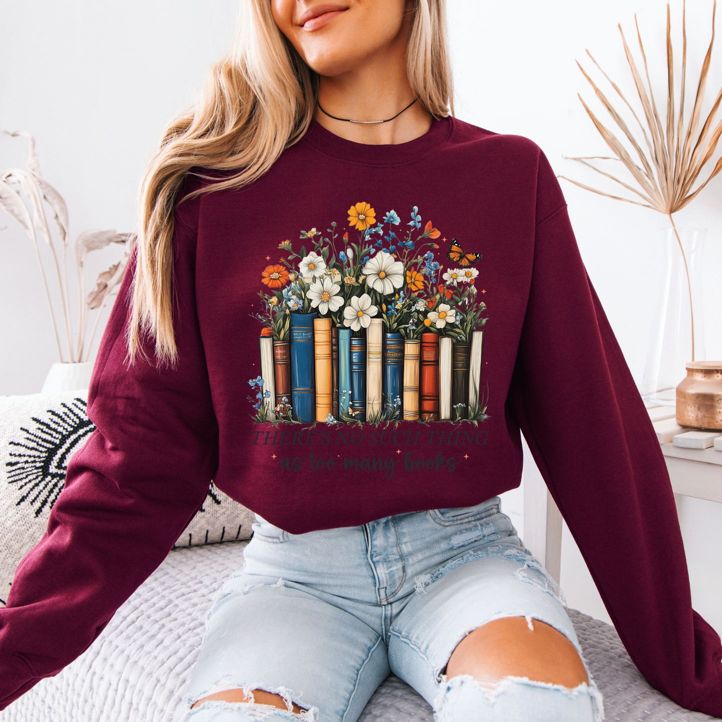 📚✨ Book Lover ✨📖 Organic Cotton Sweatshirt