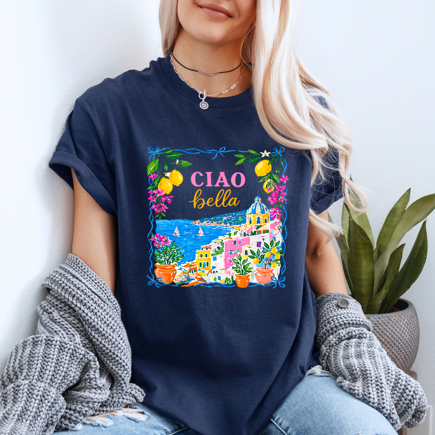 💙 Ciao Bella Seaside T-Shirt 🍋🌊