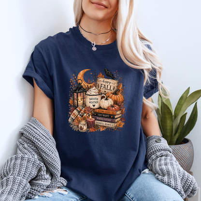 🍂🎃 Happy Fall Sweater Weather T-Shirt 🎃🍂