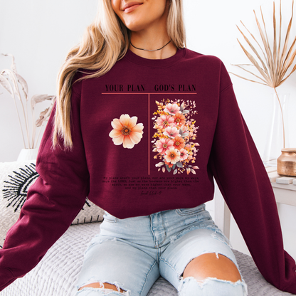 🌸 Your Plan God’s Plan Sweatshirt 🙏