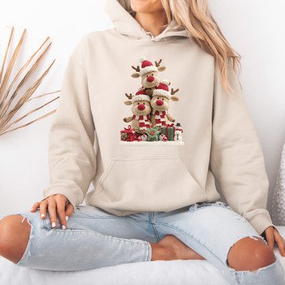 🦌✨ Cozy Reindeer Stack ✨🦌 Luxuriously Thick Hoodie