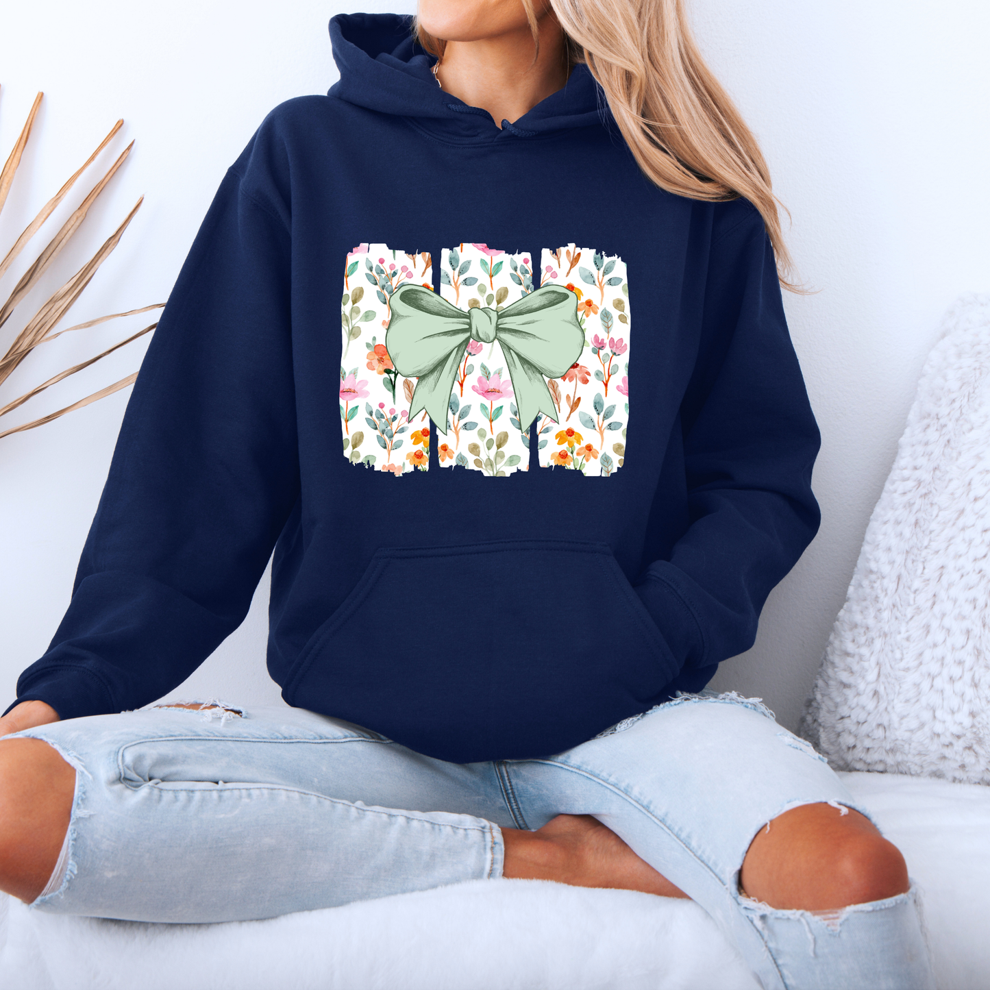 Floral Bow ✨Luxuriously Thick Hoodie✨ 🎀